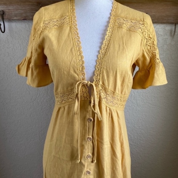 Show Me Your MuMu Dresses New Show Me Your Mumu Linen Maxi Dress